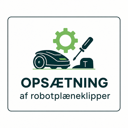 Opsætning og installation af robotplæneklipper