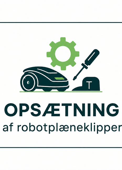 Opsætning af robotplæneklipper