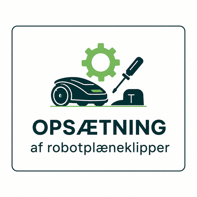 Opsætning og installation af robotplæneklipper
