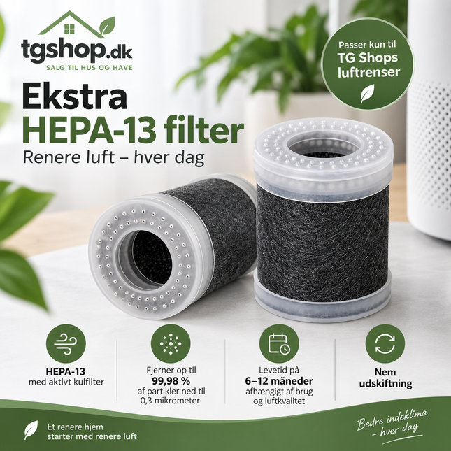 HEPA Filter til TGShop Trådløs Luftrenser 15m2